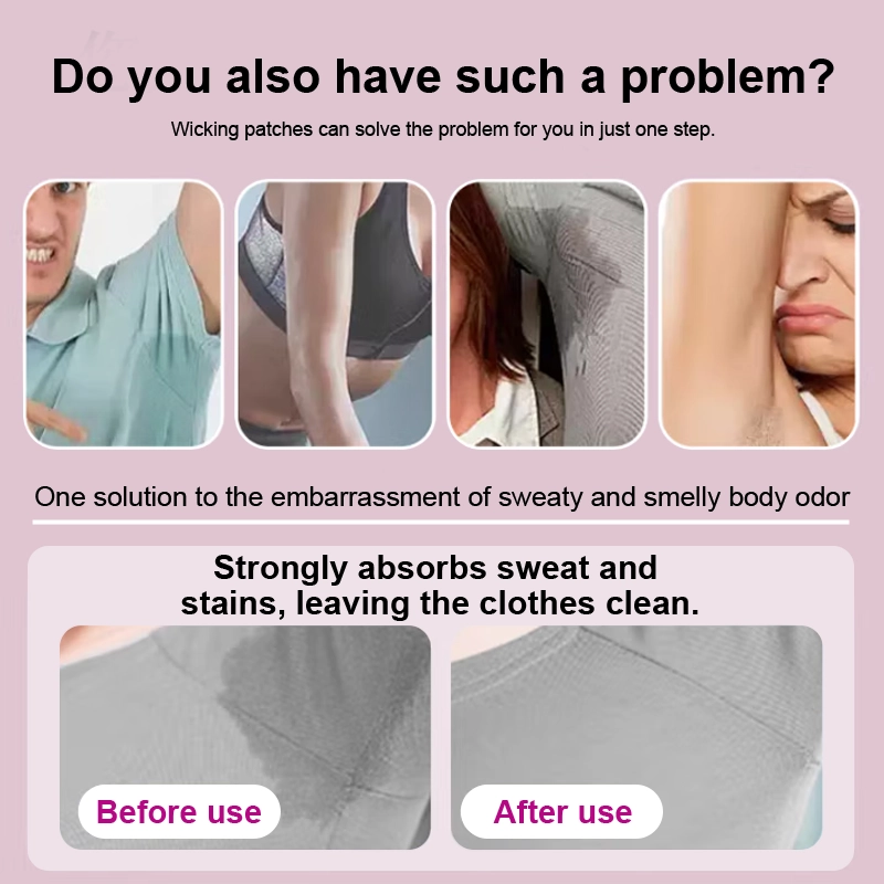 disposable underarm sweat pads
